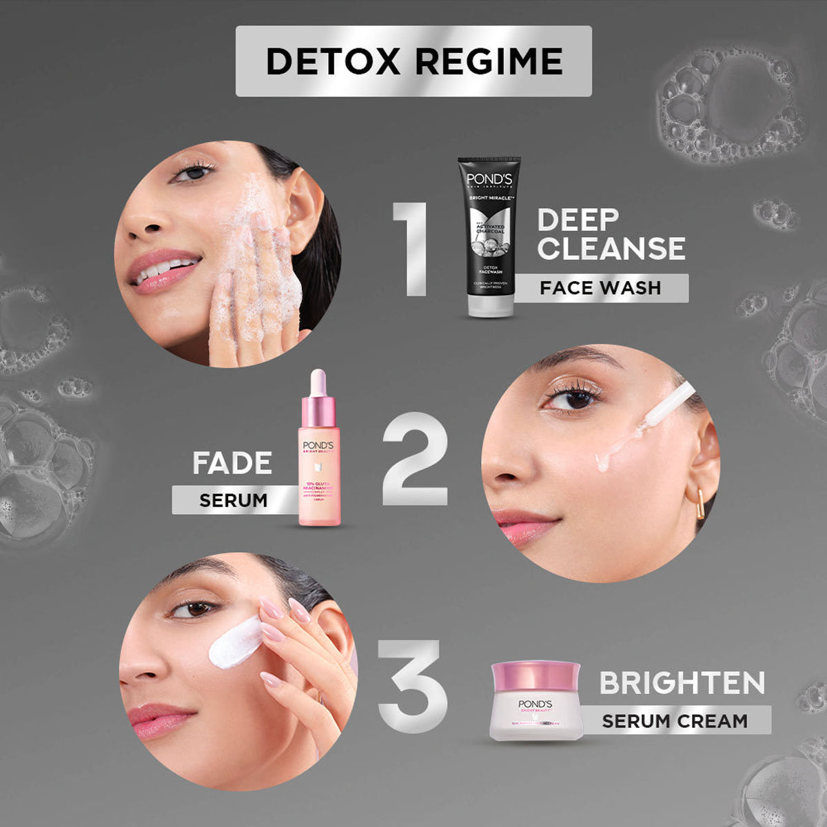 Pond's Pure Detox Face Wash 150 gm | With Activated Charcoal | Deep Cleansing Of Pollutants & Dirts | For Glowing Skin, Pack of 1 Pond's Pure Detox Face Wash 150 gm | With Activated Charcoal | Deep Cleansing Of Pollutants & Dirts | For Glowing Skin, Pack of 1