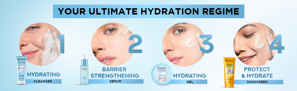 Pond's Hyaluronic Super Light Gel, 300 ml, Pack of 1 Pond's Hyaluronic Super Light Gel, 300 ml, Pack of 1