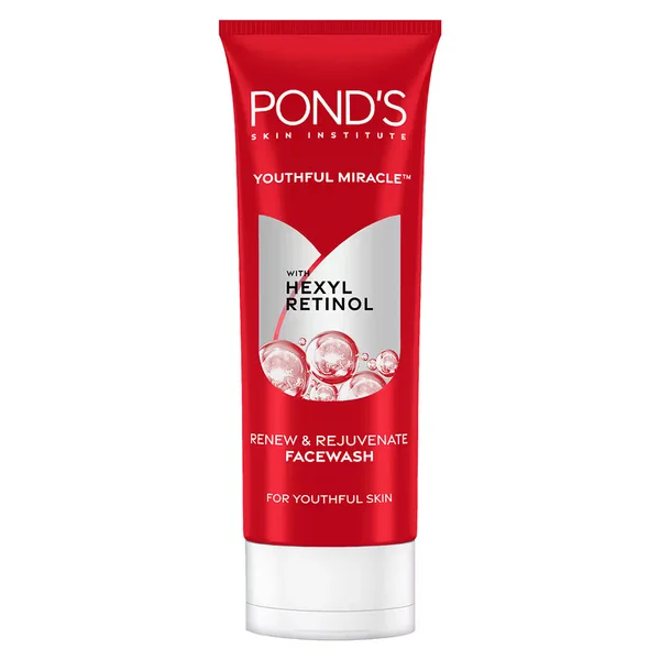 Pond's Youthful Miracle Hexyl Retinol Face Wash, 100 gm