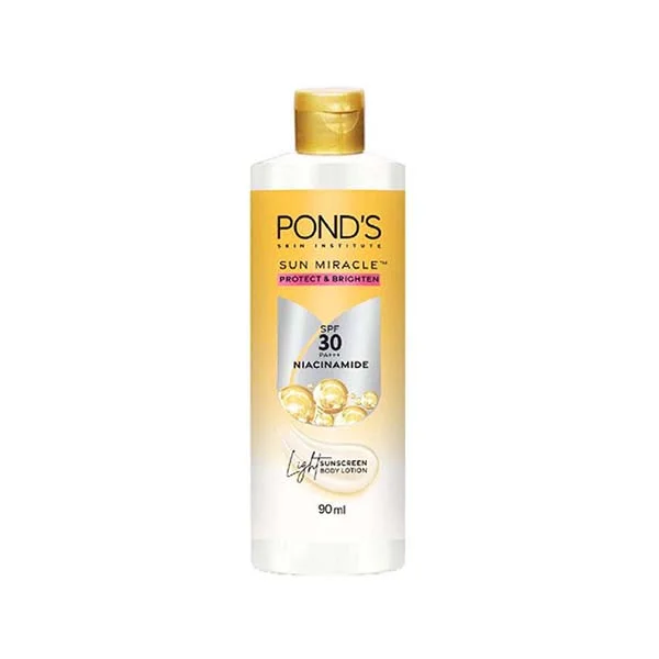 Pond's Sun Miracle SPF 30 PA+++ Light Sunscreen Body Lotion, 90 ml