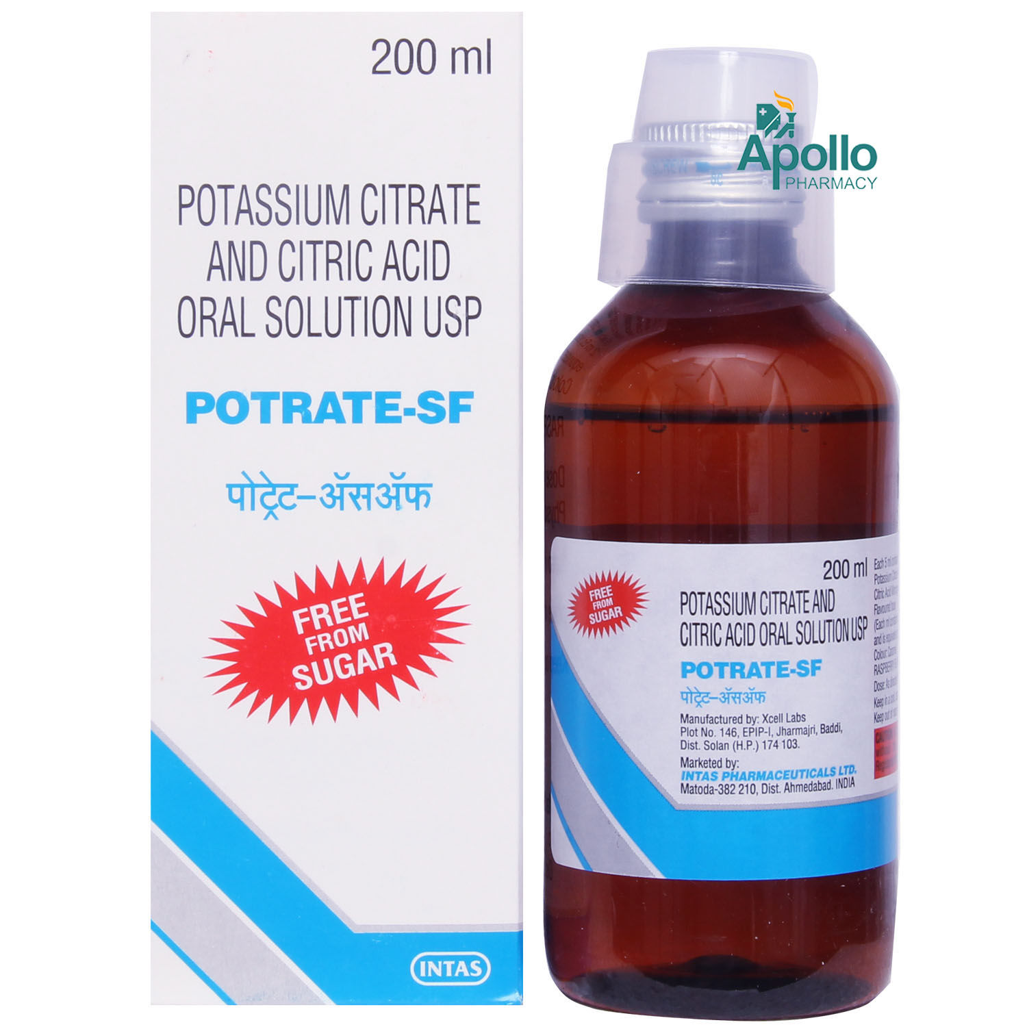 PotrateSF Oral Solution 200 ml Price, Uses, Side Effects, Composition Apollo Pharmacy