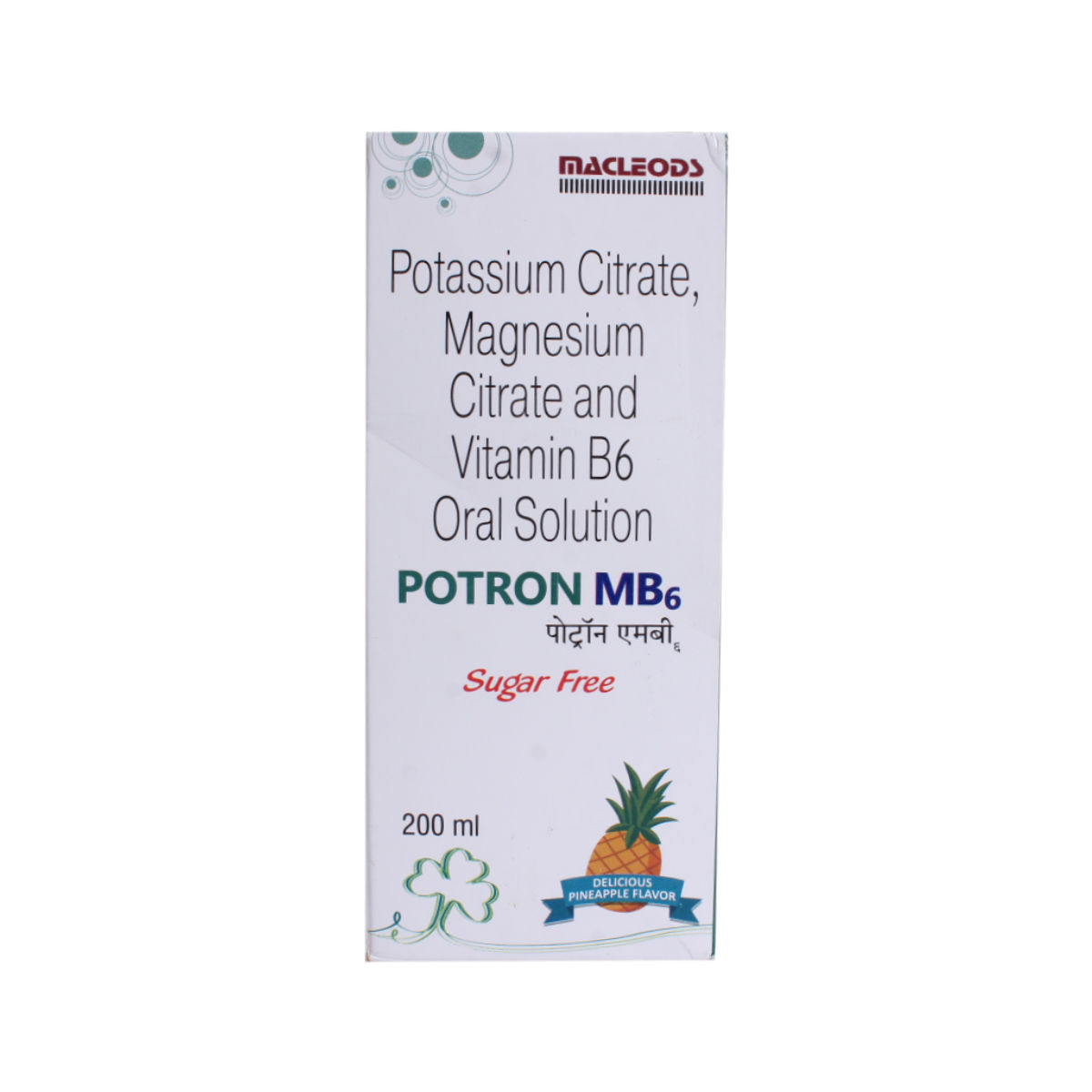 Potron Mb6 Sugar Free Pineapple Oral Solution Uses Benefits Price