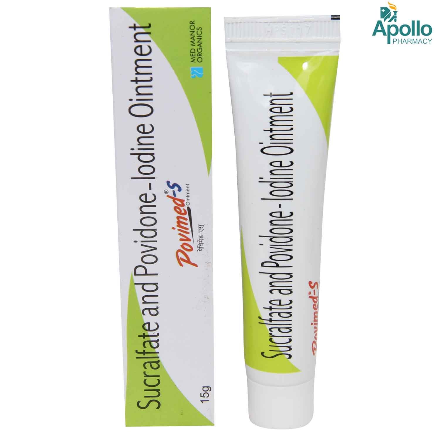 Povimed S Ointment 15 gm, Pack of 1 Povimed S Ointment 15 gm, Pack of 1
