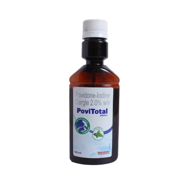 Povitotal 2% Mint Flavour Gargle 100 ml, Pack of 1 GARGLE