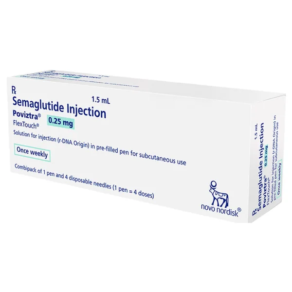 Poviztra 0.25 mg Flextouch Prefilled Pen Injection Combipack 1.5 ml