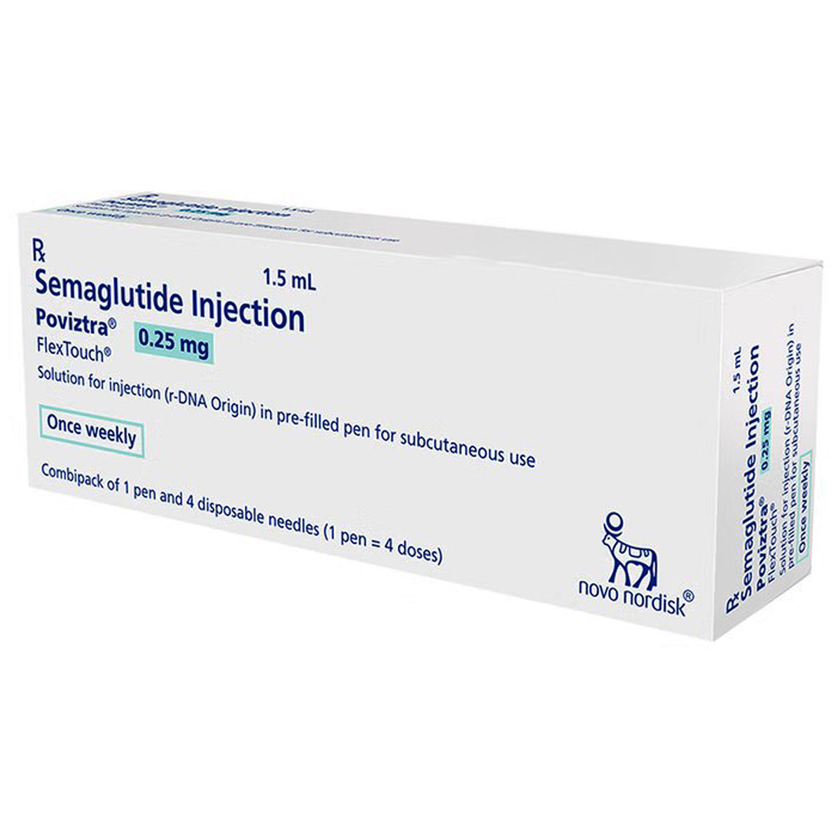 Poviztra 0.25 mg Flextouch Prefilled Pen Injection Combipack 1.5 ml Poviztra 0.25 mg Flextouch Prefilled Pen Injection Combipack 1.5 ml