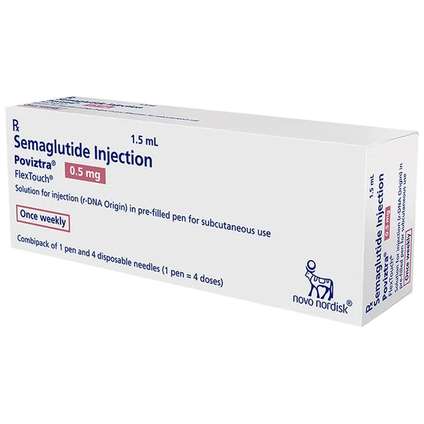 Poviztra 0.5 mg Flextouch Prefilled Pen Injection Combipack 1.5 ml