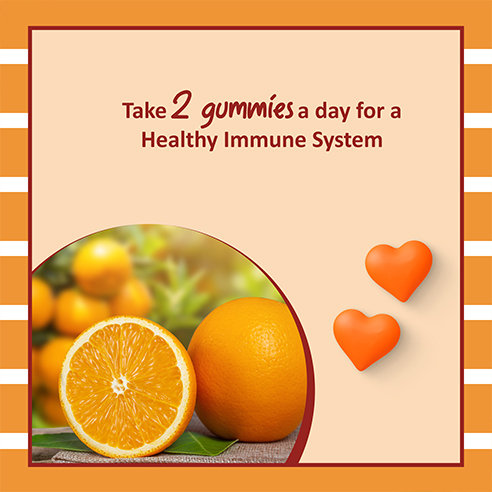 Power Gummies Vitamin C & Zinc Orange Flavour for Immunity & Skin Health, 30 Gummies, Pack of 1 Power Gummies Vitamin C & Zinc Orange Flavour for Immunity & Skin Health, 30 Gummies, Pack of 1