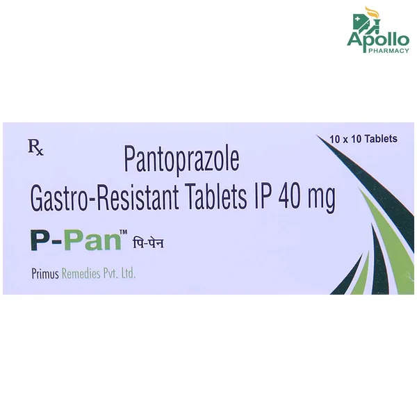 Ppan 40 mg Tablet 10's