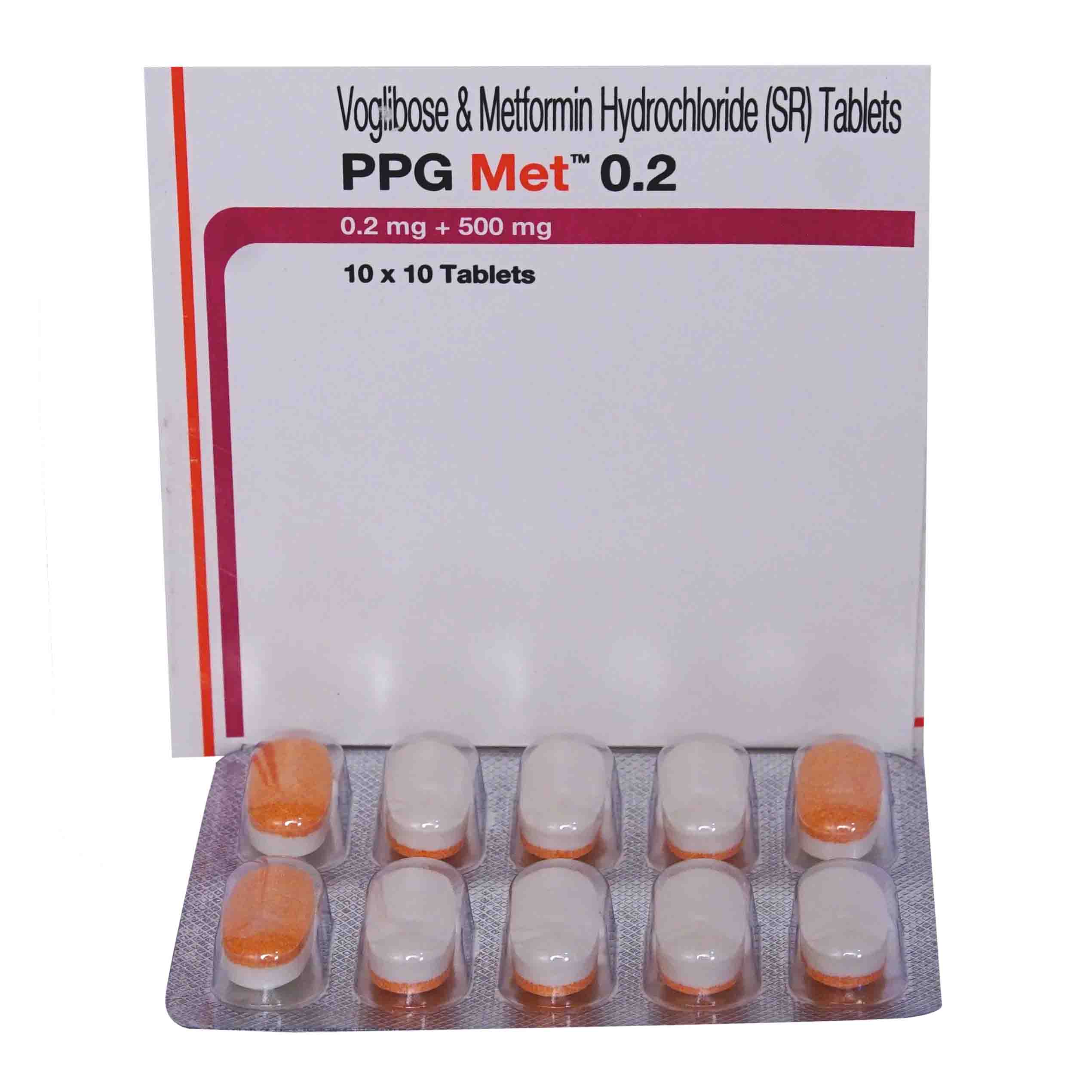 PPG Met 0.2 Tablet 10's, Pack of 10 PPG Met 0.2 Tablet 10's, Pack of 10