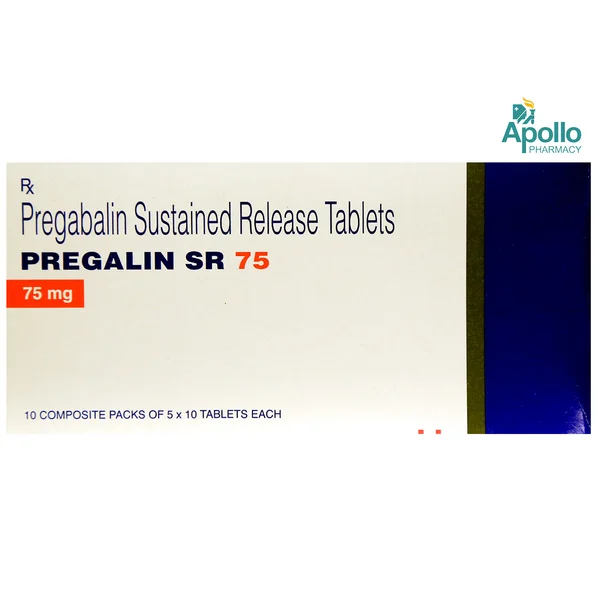 Pregalin SR 75 Tablet 10's