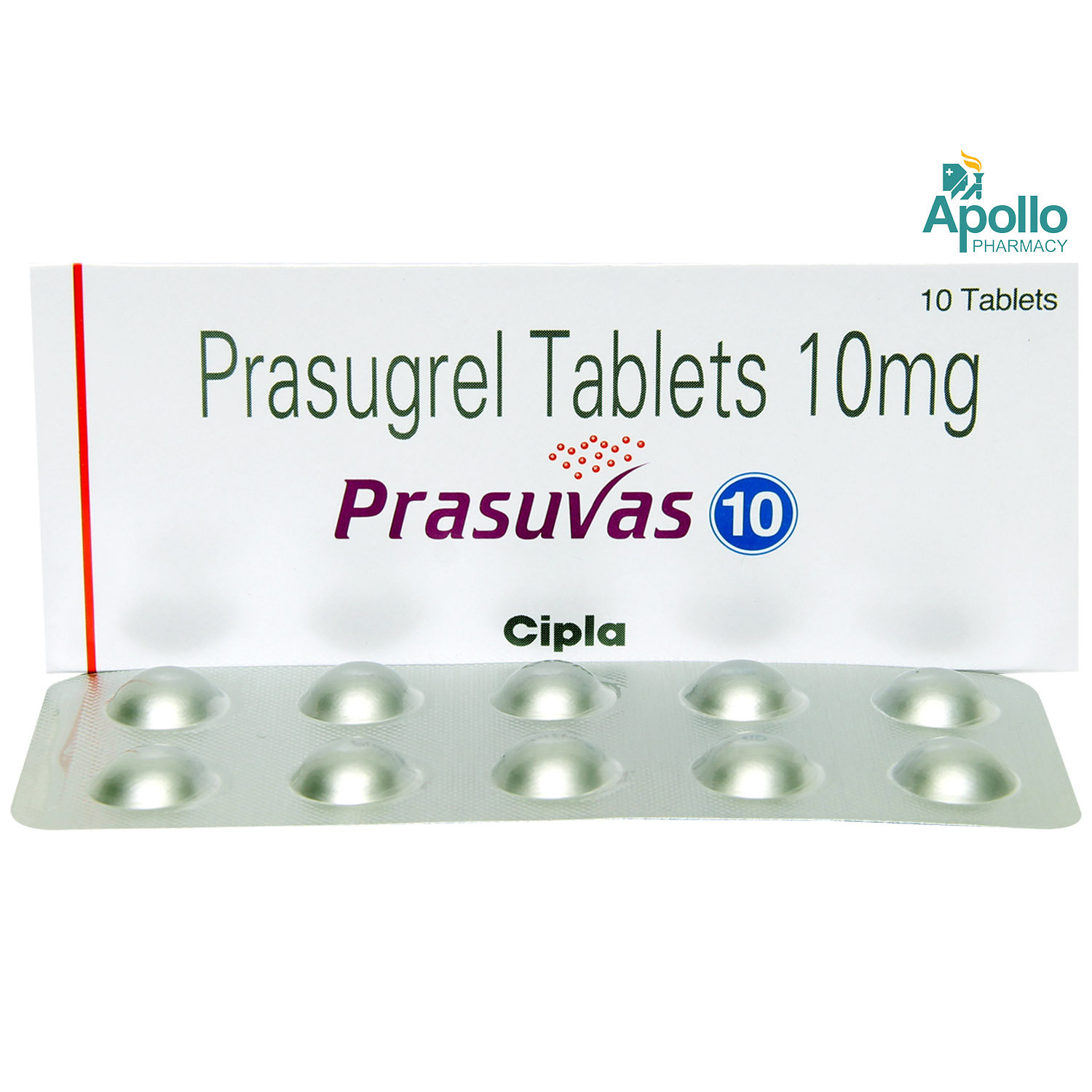 Prasuvas 10 Tablet 10's, Pack of 10 TabletS Prasuvas 10 Tablet 10's, Pack of 10 TabletS