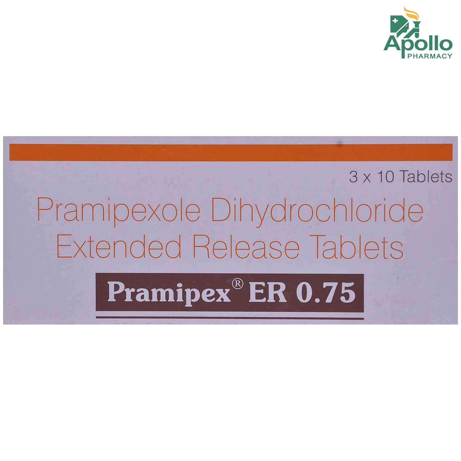 Buy Pramipex ER 0.75 Tablet 10's Online