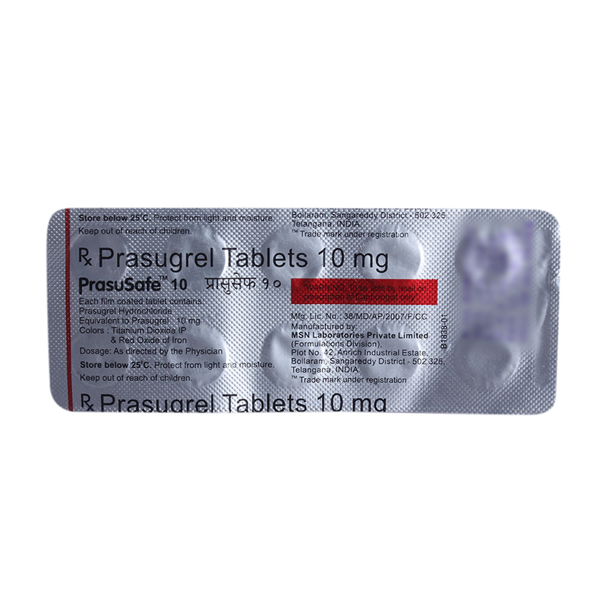 Buy Prasusafe 10mg Tablet 10's Online