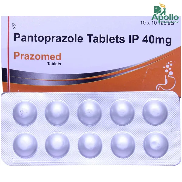 Prazomed 40 mg Tablet 10's