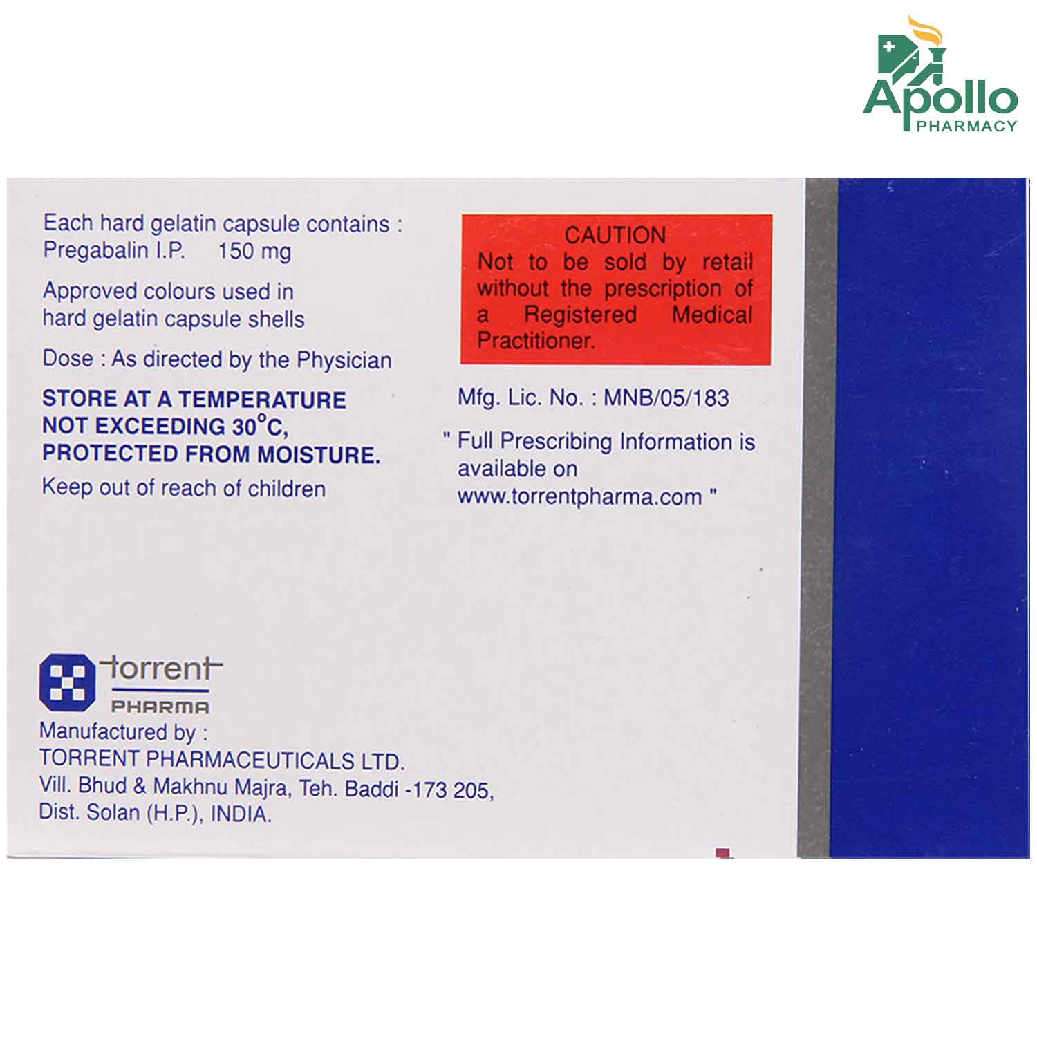 Pregeb 150 Capsule 10's, Pack of 10 TABLETS Pregeb 150 Capsule 10's, Pack of 10 TABLETS