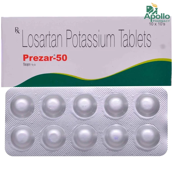 PREZAR 50MG TABLET