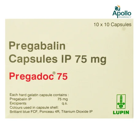 Pregadoc 75 mg Capsule 10's