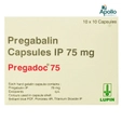 Pregadoc 75 mg Capsule 10's