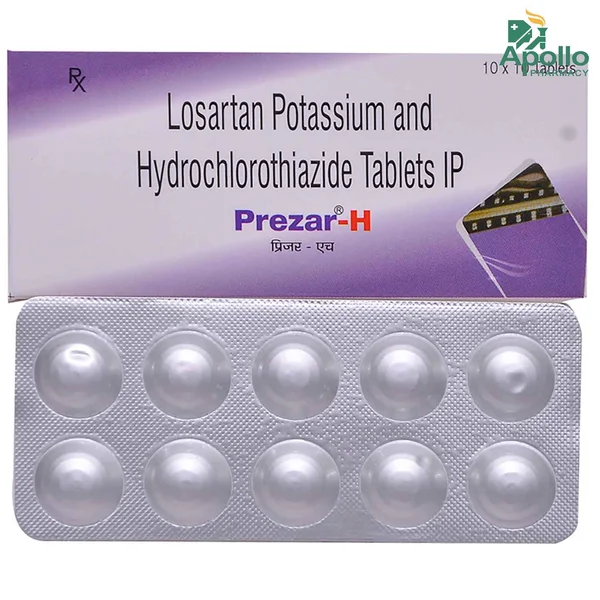 Prezar-H Tablet 10's, Pack of 10 TABLETS