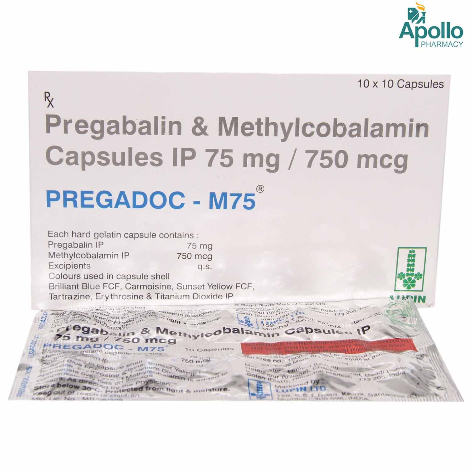 Pregadoc - M75 Capsule 10's, Pack of 10 Pregadoc - M75 Capsule 10's, Pack of 10