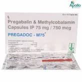 Pregadoc - M75 Capsule 10's, Pack of 10 CAPSULES