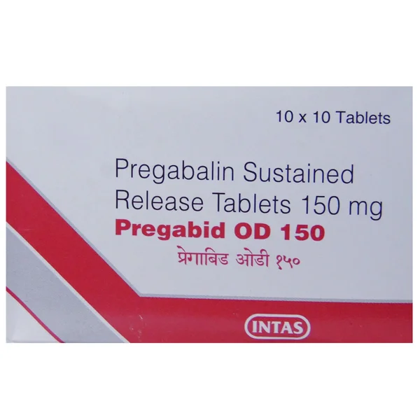 Pregabid OD 150 Tablet 10's, Pack of 10 TabletS