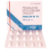Prelin M 75 Capsule 15's, Pack of 15 CAPSULES