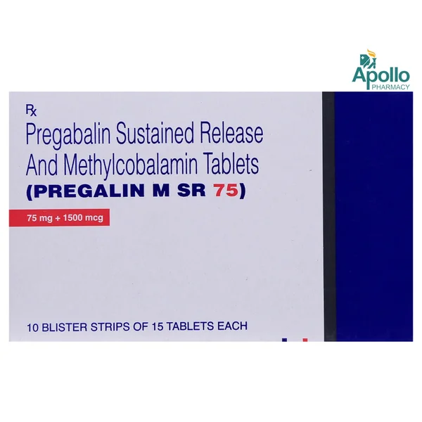 Pregalin M SR 75 Tablet 15's, Pack of 15
