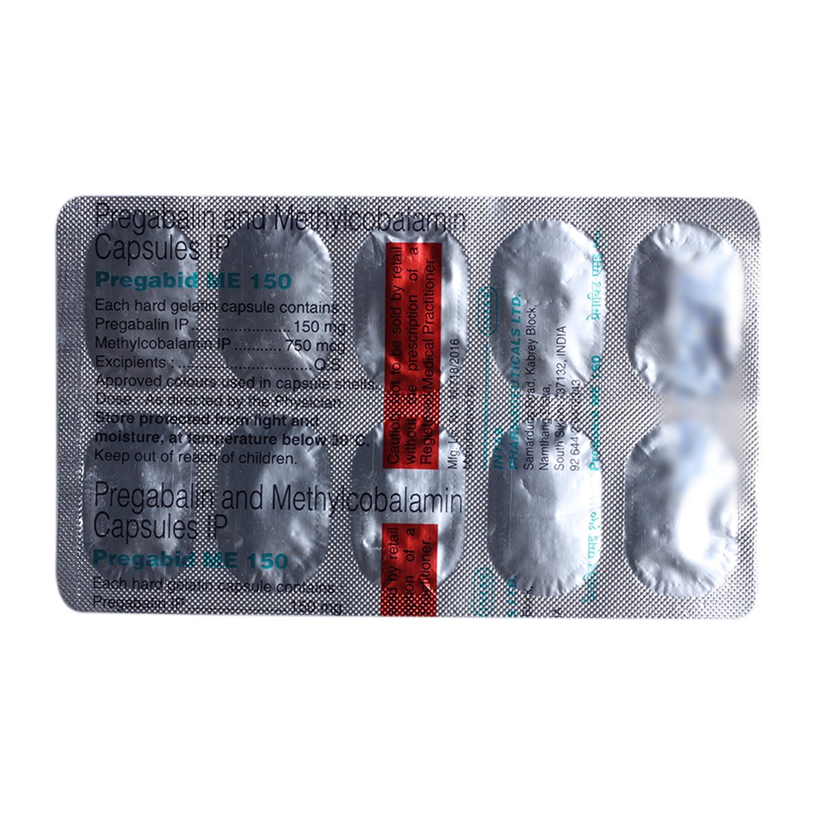 Pregabid ME 150 Capsule 10's, Pack of 10 Pregabid ME 150 Capsule 10's, Pack of 10