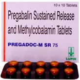Pregadoc-M SR 75 Tablet 10's, Pack of 10 TabletS