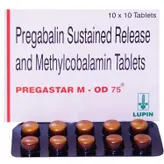 Pregastar M-OD 75 Tablet 10's, Pack of 10 TABLETS