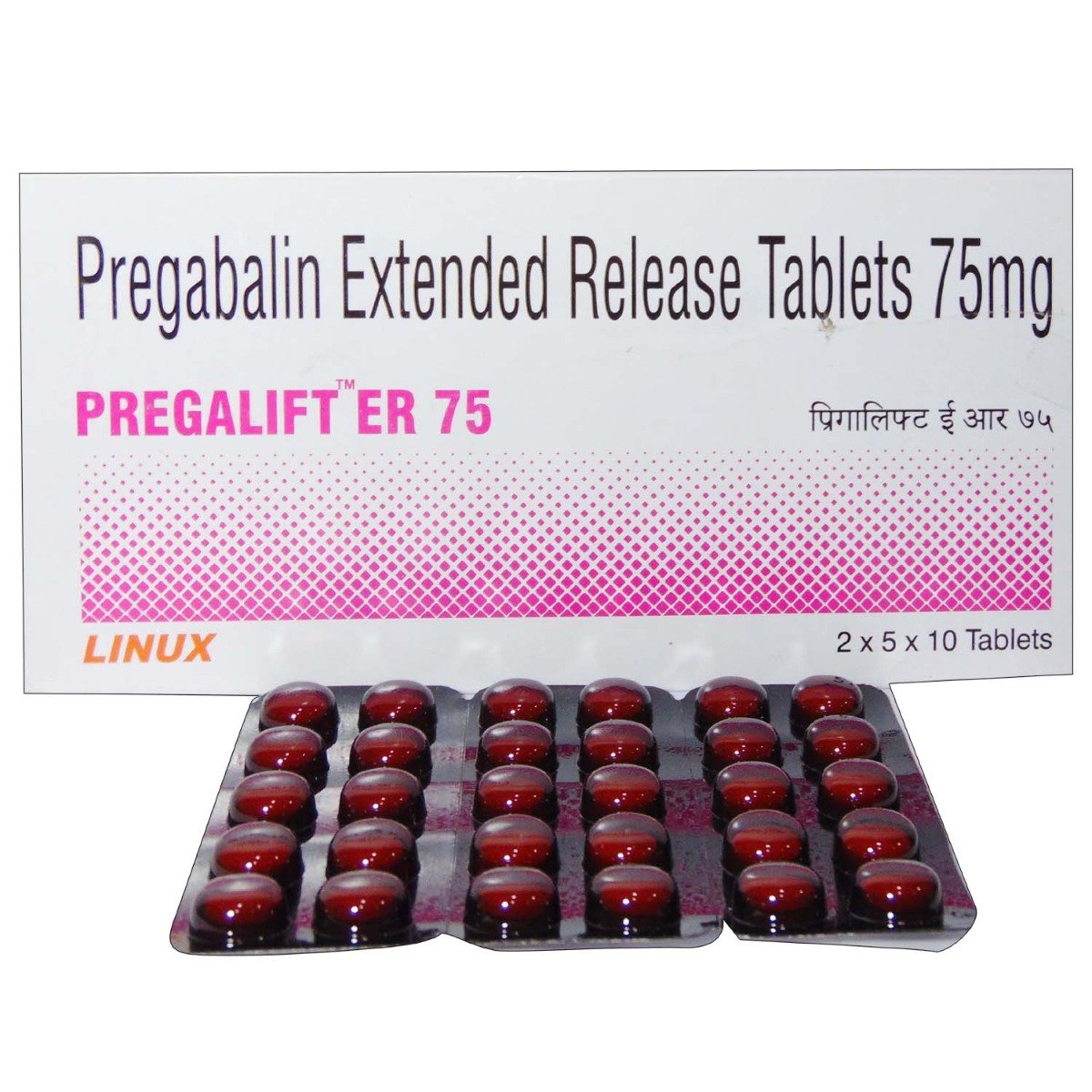 Pregalift ER 75 Tablet 10's, Pack of 10 TabletS Pregalift ER 75 Tablet 10's, Pack of 10 TabletS