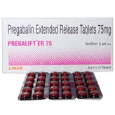 Pregalift ER 75 Tablet 10's, Pack of 10 TabletS