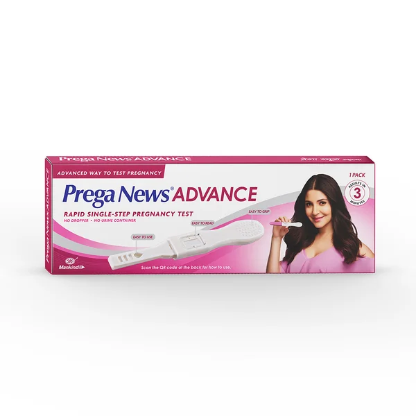 Prega News Advance Rapid Single-Step Pregnancy Test Kit, 1 Count, Pack of 1