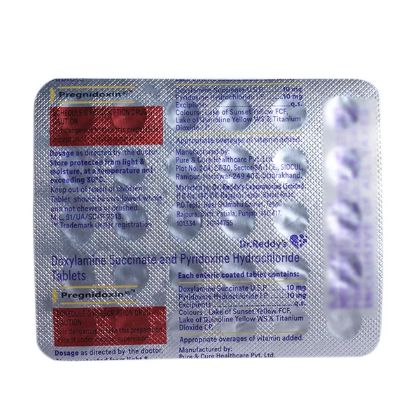 Pregnidoxin NU 10 mg Tablet 30's, Pack of 30 TABLETS