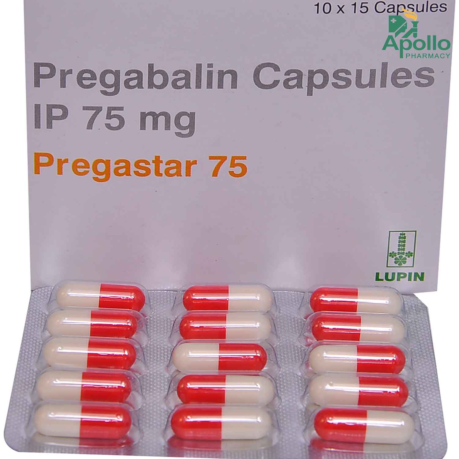 Pregastar 75 Capsule 15's, Pack of 15 CAPSULES Pregastar 75 Capsule 15's, Pack of 15 CAPSULES