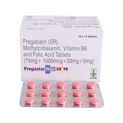 Pregastar Plus SR 75 Tablet 15's, Pack of 15 TabletS