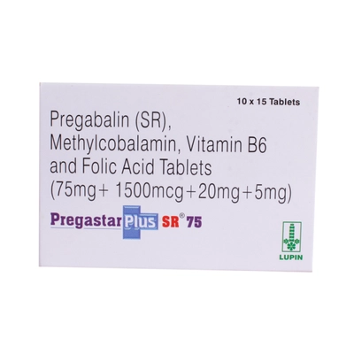 Pregastar Plus SR 75 Tablet 15's, Pack of 15 TabletS