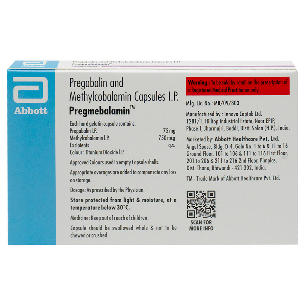 Pregmebalamin Capsule 10's, Pack of 10 Pregmebalamin Capsule 10's, Pack of 10