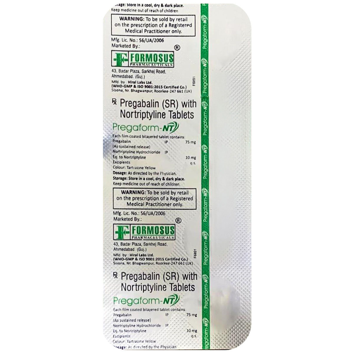 Pregaform-NT Tablet 10's, Pack of 10 Pregaform-NT Tablet 10's, Pack of 10