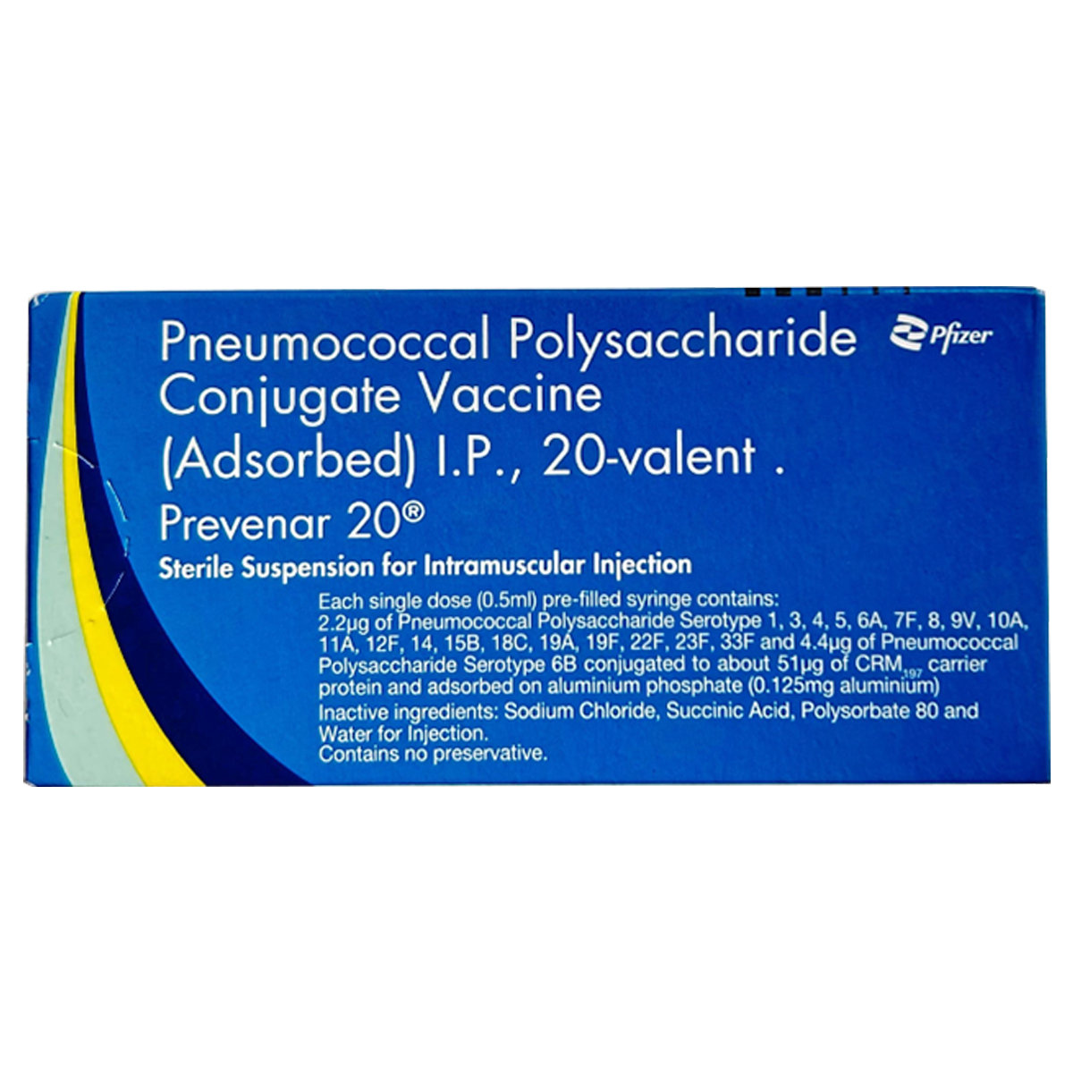 Buy Prevenar 20 PFS Injection 0.5 ml Online