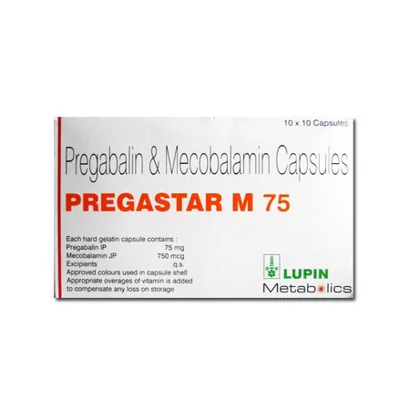 Pregastar M 75 Capsule 10's