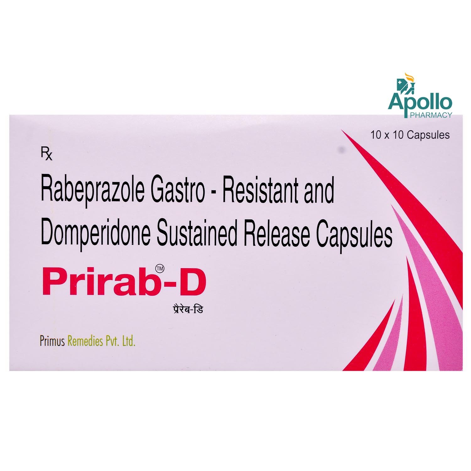 Prirab-D Capsule 10's, Pack of 10 Prirab-D Capsule 10's, Pack of 10