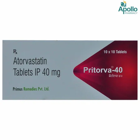 Pritorva 40 mg Tablet 10's