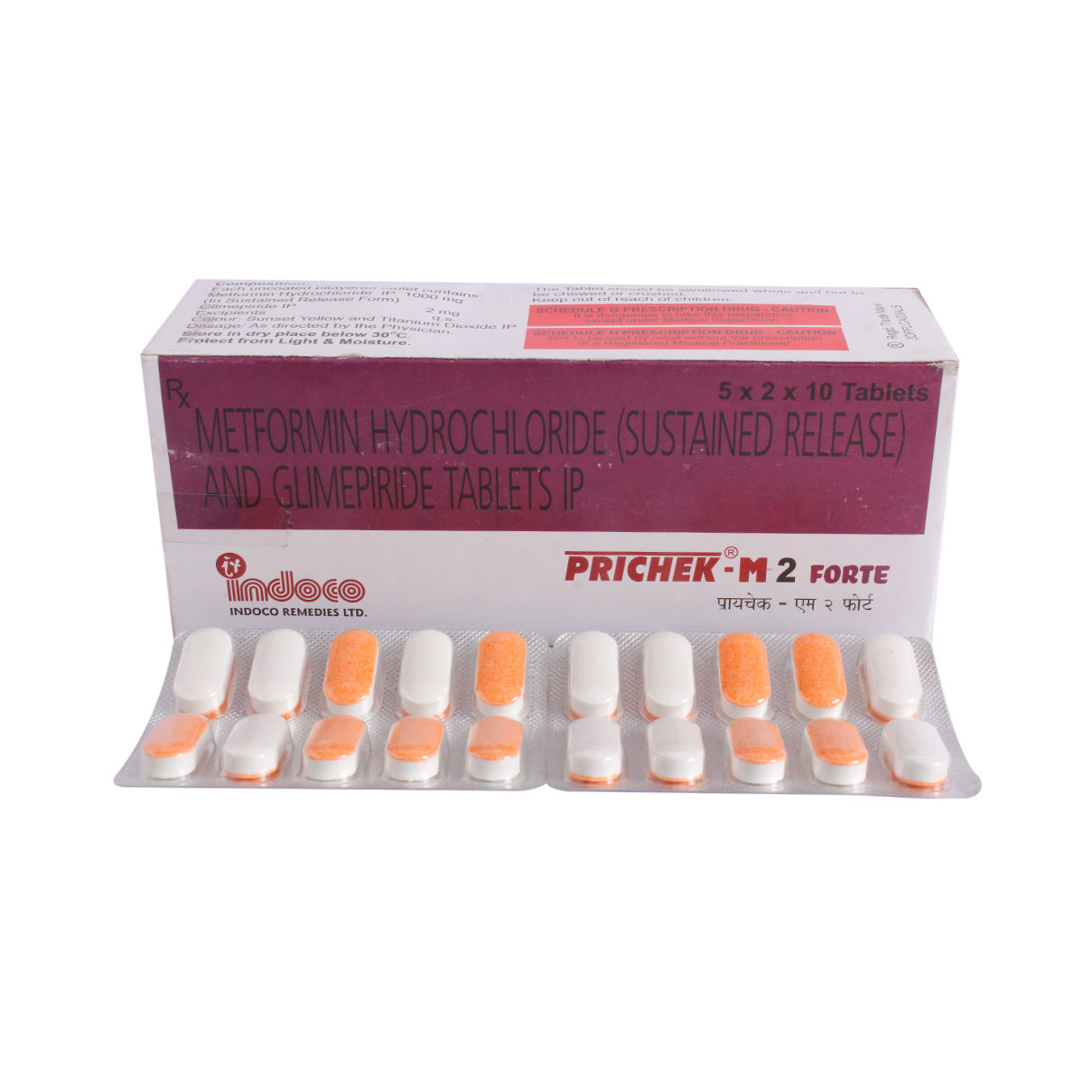 PRICHEK M 2MG FORTE TABLET, Pack of 10 TabletS PRICHEK M 2MG FORTE TABLET, Pack of 10 TabletS