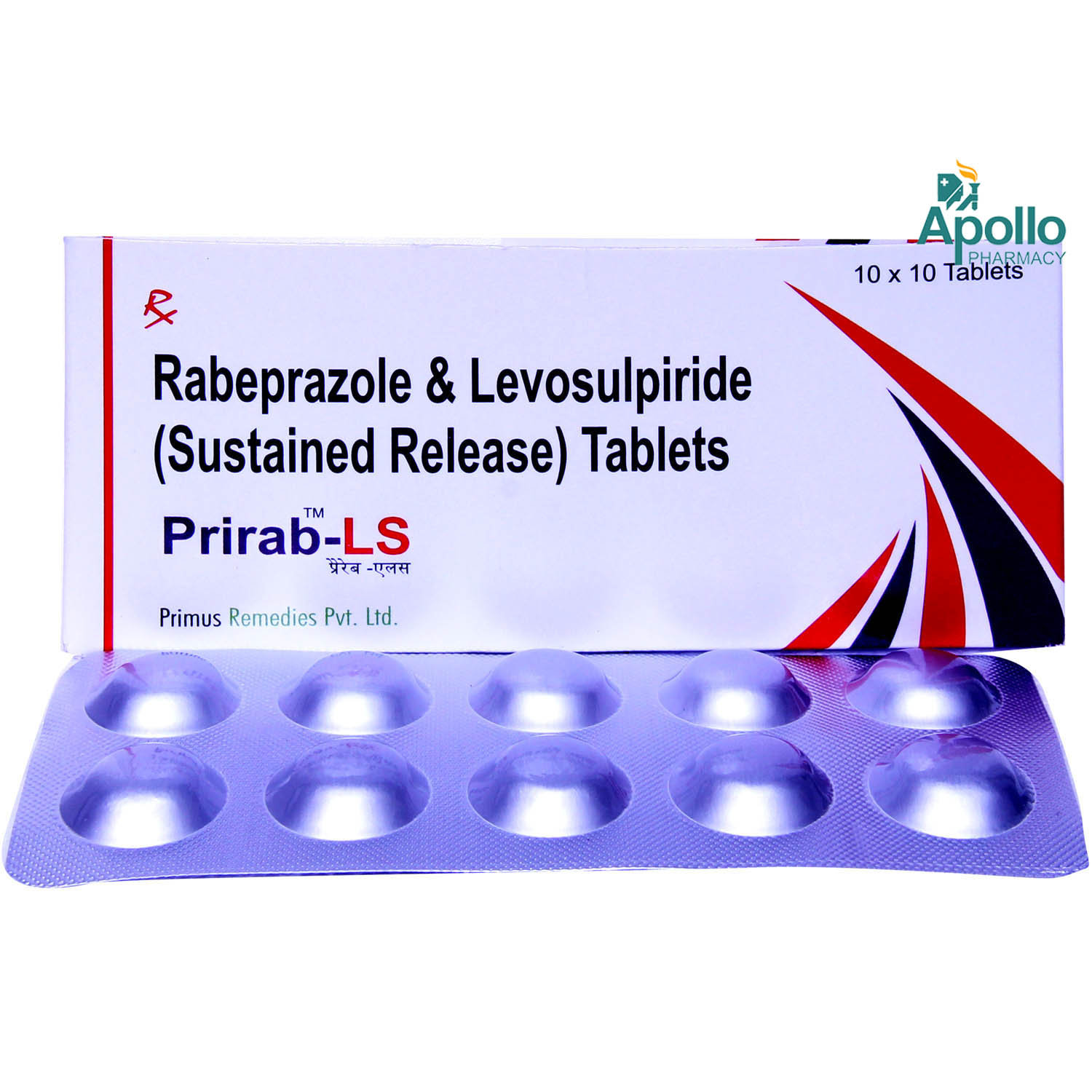 Prirab LS Tablet 10's, Pack of 10 TabletS Prirab LS Tablet 10's, Pack of 10 TabletS