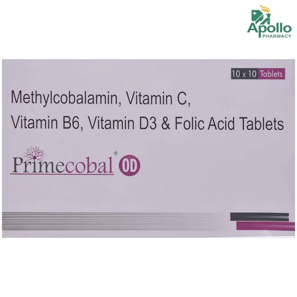 Primecobal OD Tablet 10's, Pack of 10 TABLETS