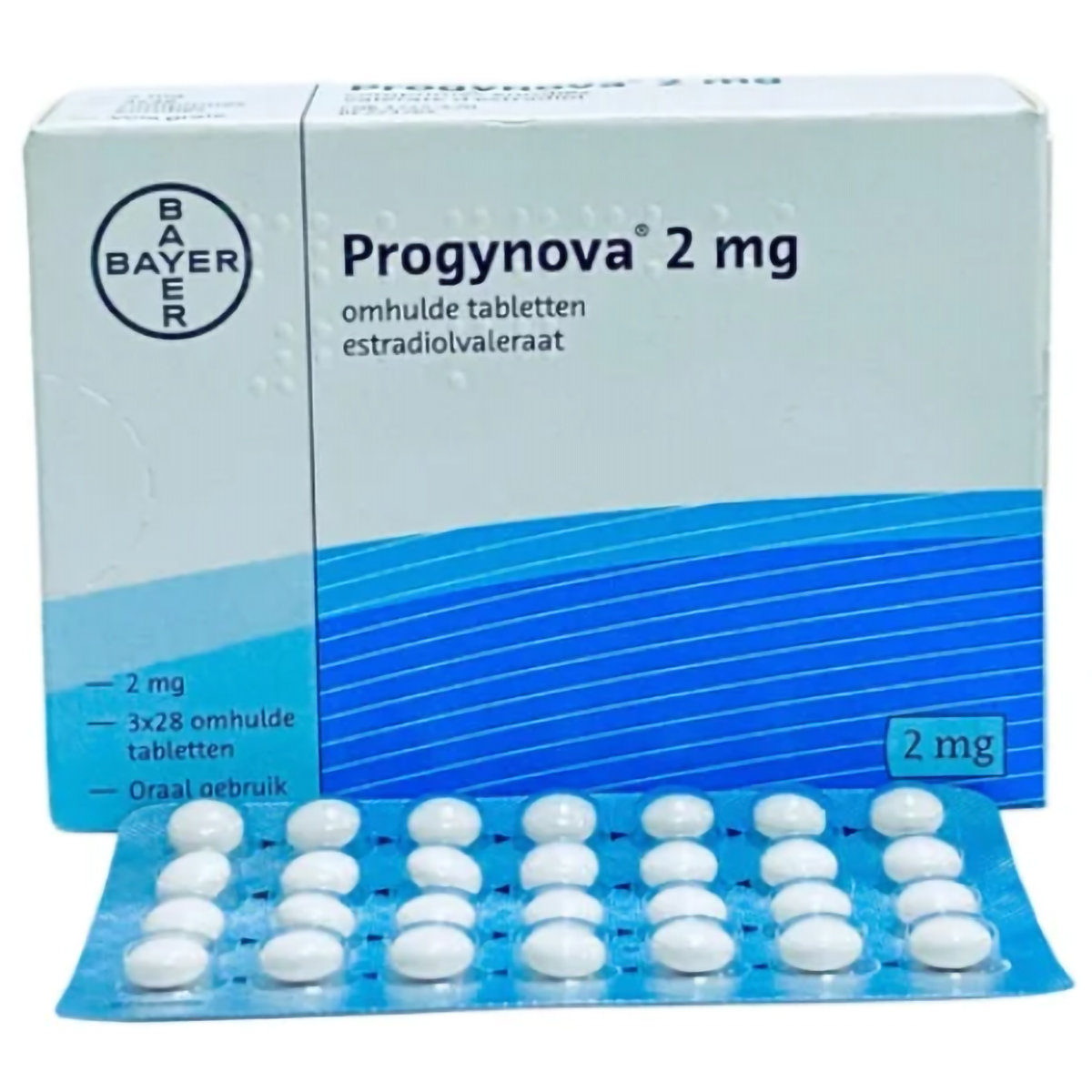 Progynova 2 mg Tablet 28's Progynova 2 mg Tablet 28's