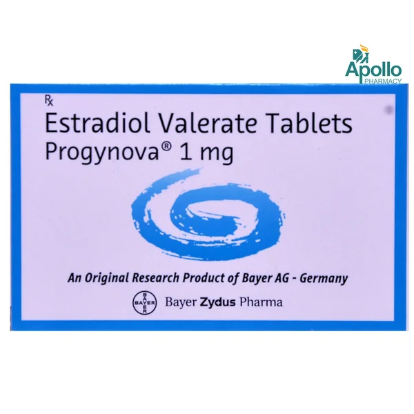 Progynova 1 mg Tablet 28's, Pack of 28 TABLETS